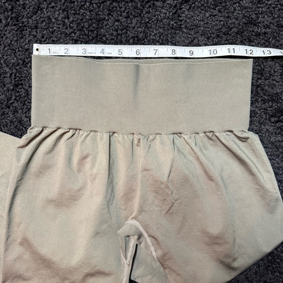 036 NVGTN High-Waisted Grey/Green Leggings - Size M - Picture 2 of 4